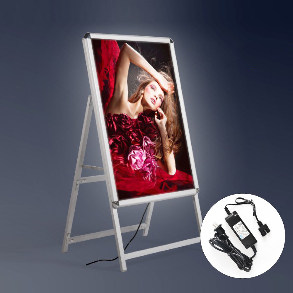 A型LEDライトパネル グリップ式 A1 片面 シルバー・ブラック lps-a1s