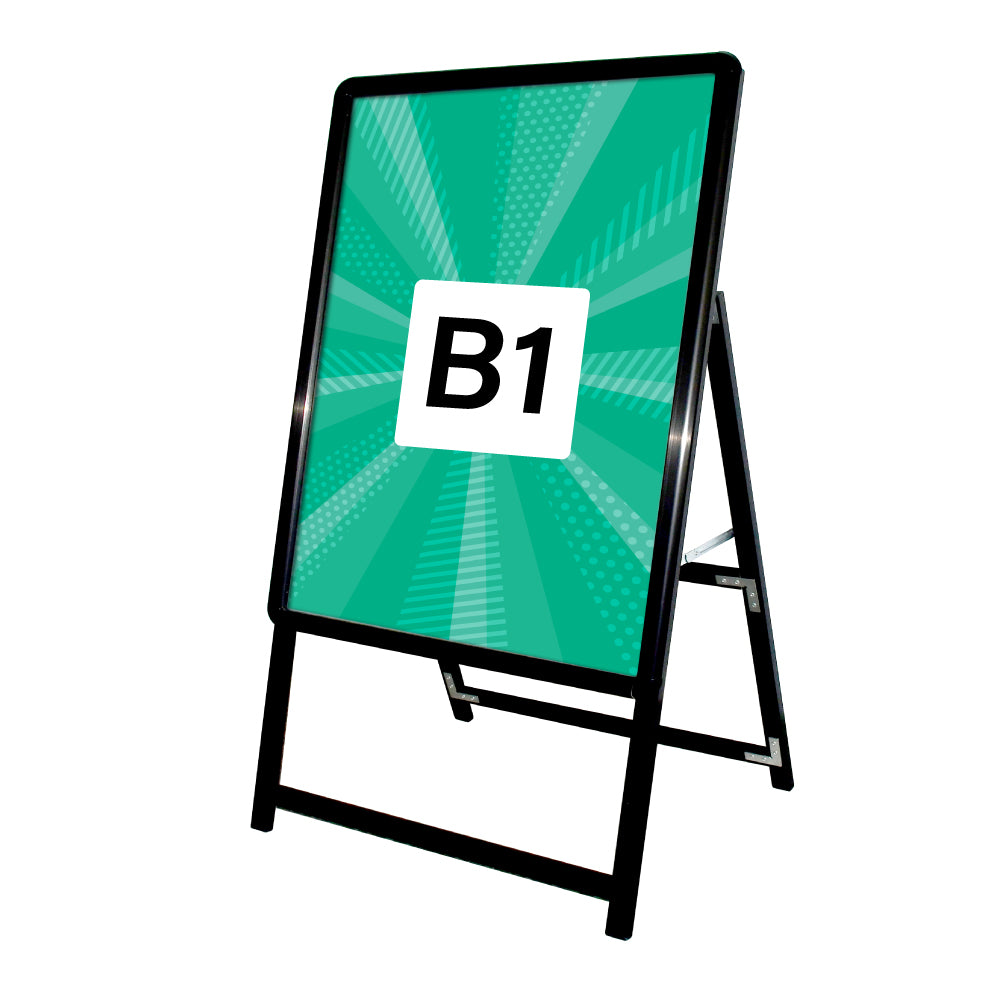 A型スタンド看板 激安コスパタイプ B1 片面 シルバー・ブラック・木目 jc-b1-s