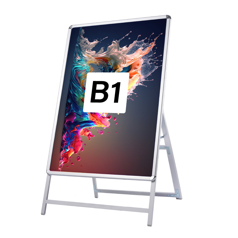 A型スタンド看板 激安コスパタイプ B1 片面 シルバー・ブラック・木目 jc-b1-s