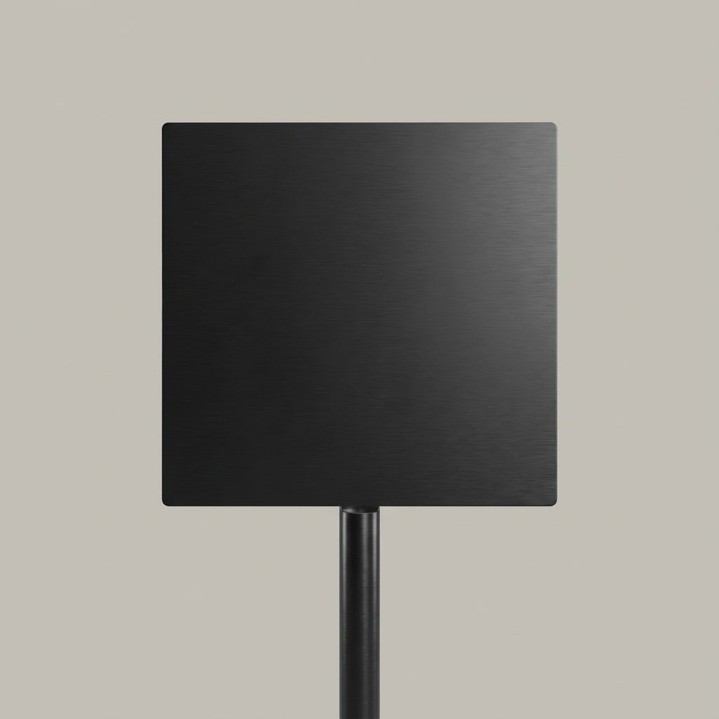 スチール製 案内POLE スタンドサイン 正方形型 H1050mm PSS-S14