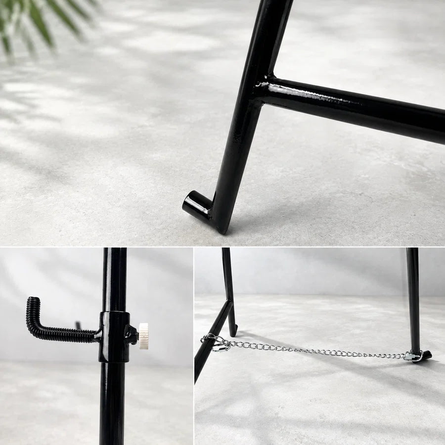 日本製 屋内用 折り畳み型 スチール製イーゼルスタンド看板H930mm OKINA-SEZ-930