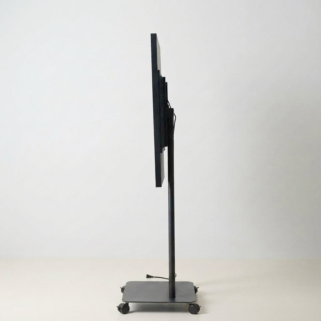 縦横両用 2本ポール 楽々移動キャスター付きスタンド付きデジタルサイネージ 43インチ 室内用 フルHD(1920×1080)高さ1698mm TSTV-CHD43