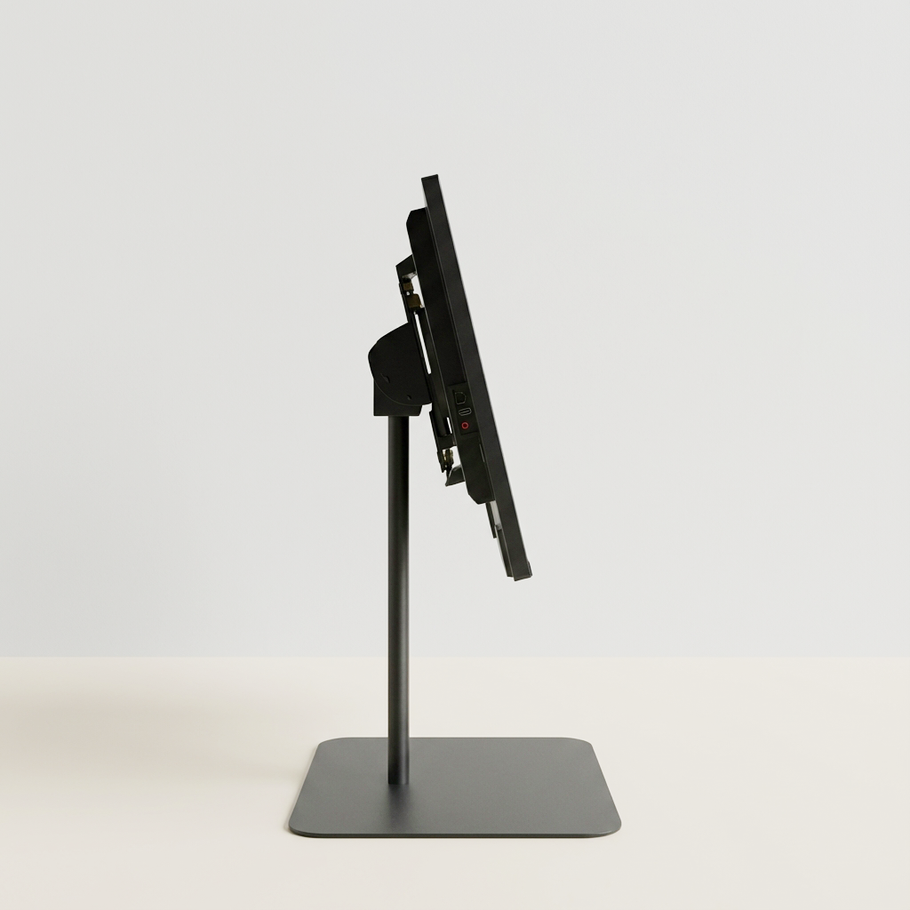 縦横両用 角度調整OK ロータイプスタンド付きデジタルサイネージ 32インチ 室内用 フルHD(1920×1080)高さ1360mm TSTV-LS32