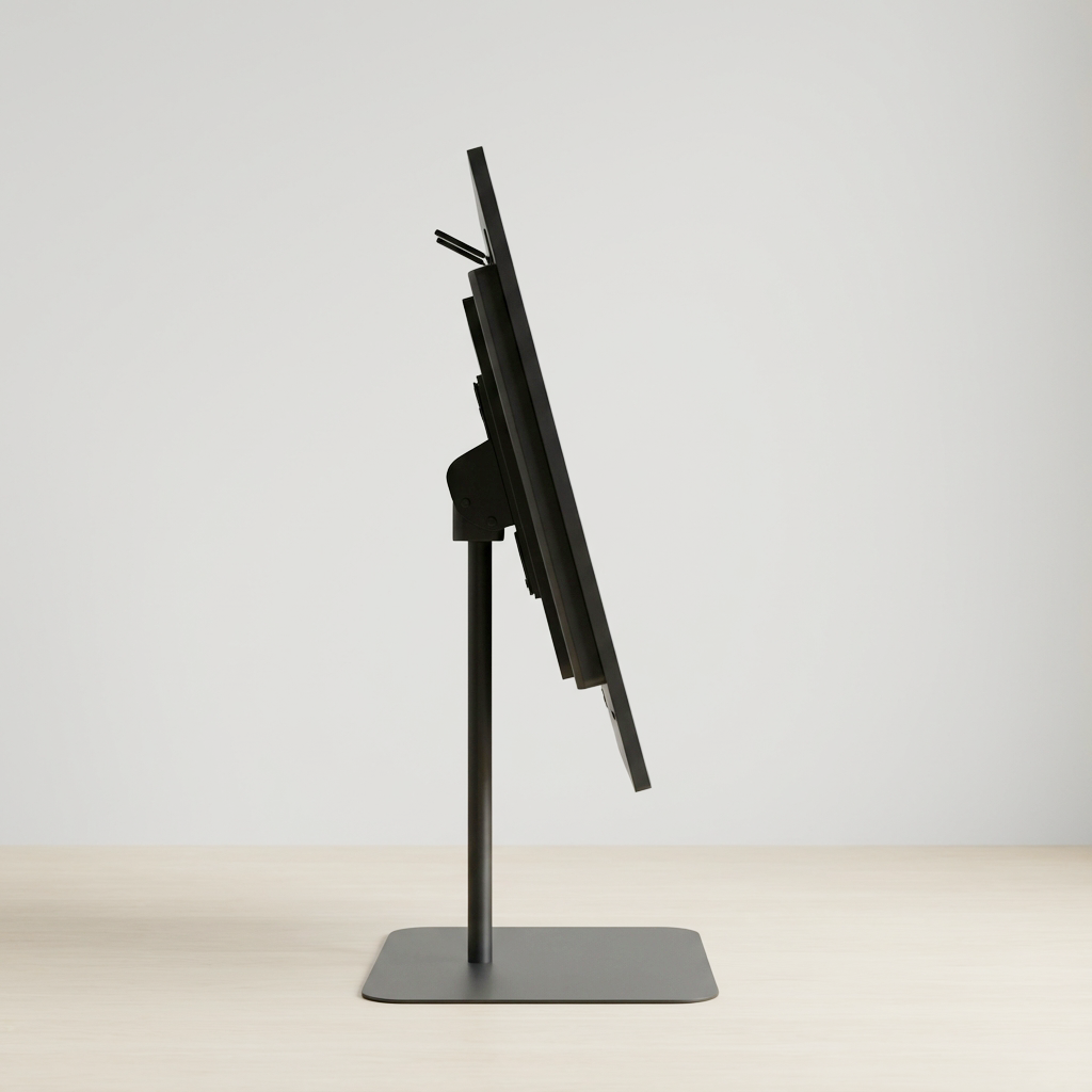 縦横両用 角度調整OK ロータイプスタンド付きデジタルサイネージ 32インチ 室内用 フルHD(1920×1080)高さ1360mm TSTV-LS32