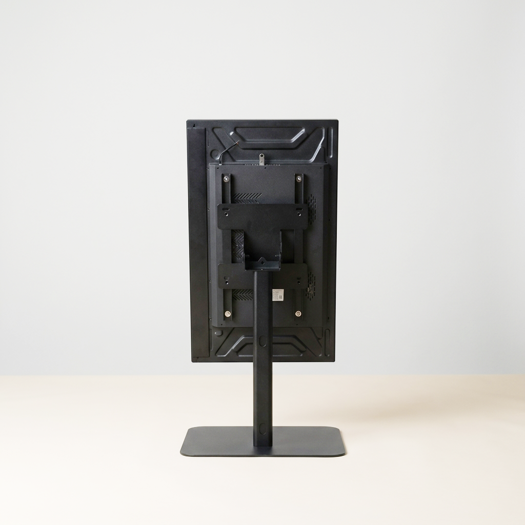 縦横両用 角度調整OK ロータイプスタンド付きデジタルサイネージ 32インチ 室内用 フルHD(1920×1080)高さ1360mm TSTV-LS32