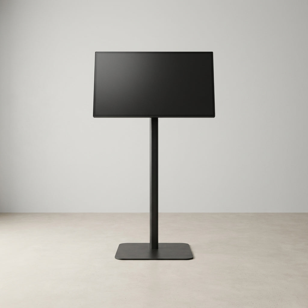縦横両用 角度調整OK スタンド付きデジタルサイネージ 32インチ 室内用 フルHD(1920×1080)高さ1360mm tstv-s32