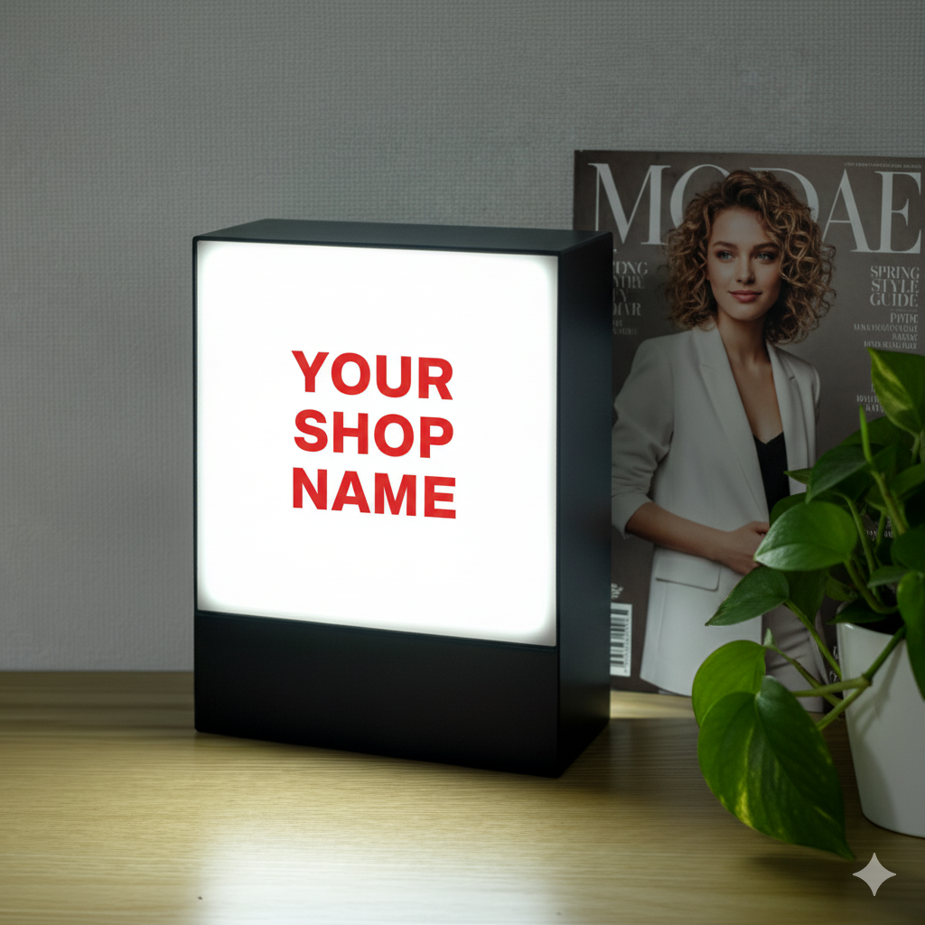 縁なしやわらかな光で視線を集めるライト・サイン LIGHT BOX サインCLBC-250