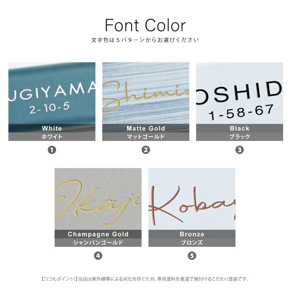 表札 W147mmXH72mm×t8mm 戸建て タイル 北欧 ポスト 番地 住所 門柱 住所 新築祝い コンパクト gs-pl-be-14772b