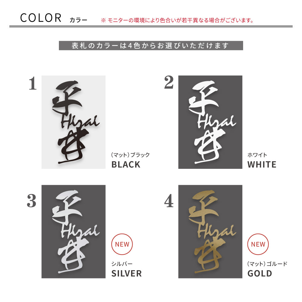 表札 戸建て 漢字と英字アルファベットの2つを併記 玄関 切り文字 gs-nmpl-1021