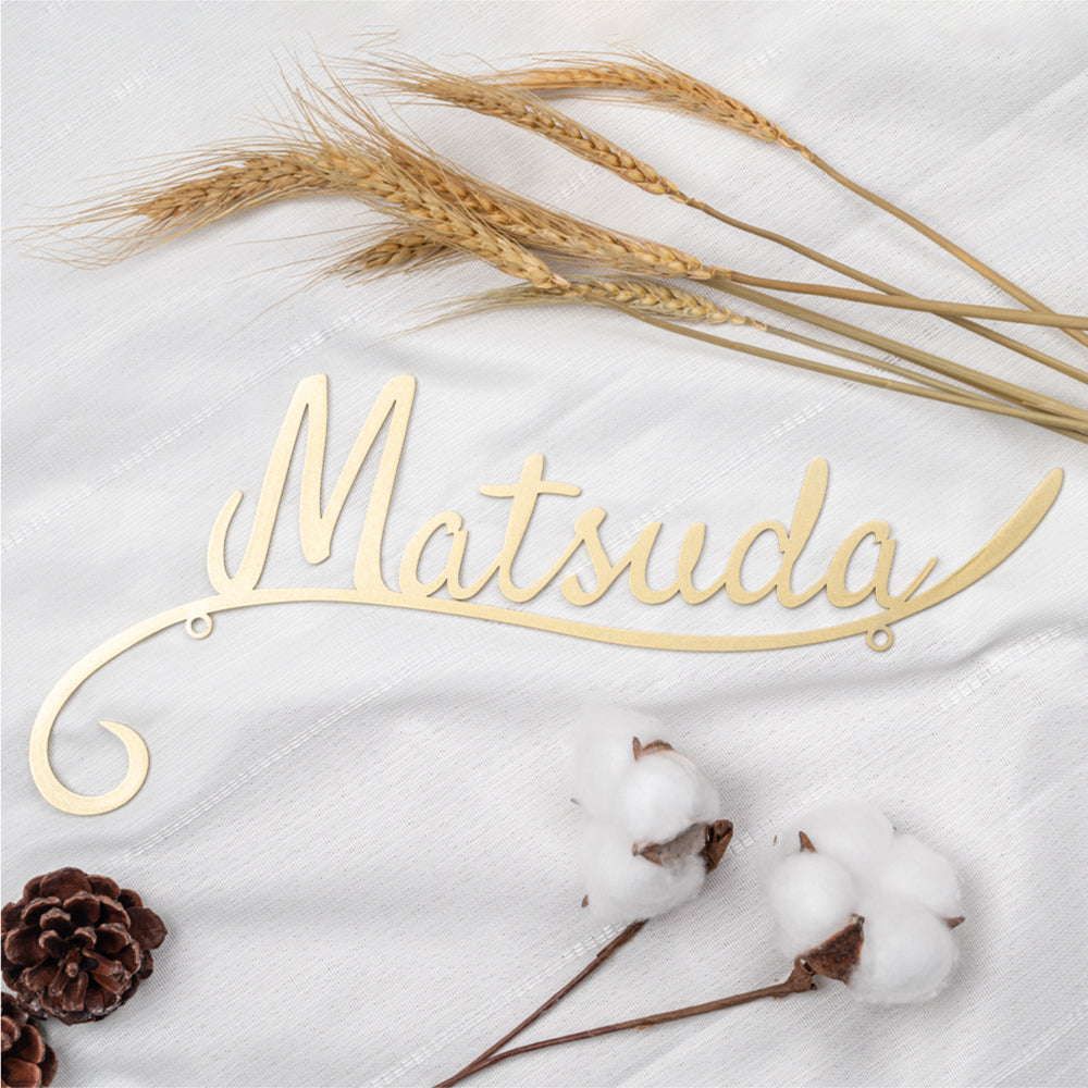 表札 戸建て ステンレス 切文字 ローマ字 番地プレート オーダーメイド 個人宅用 gs-nmpl-1024