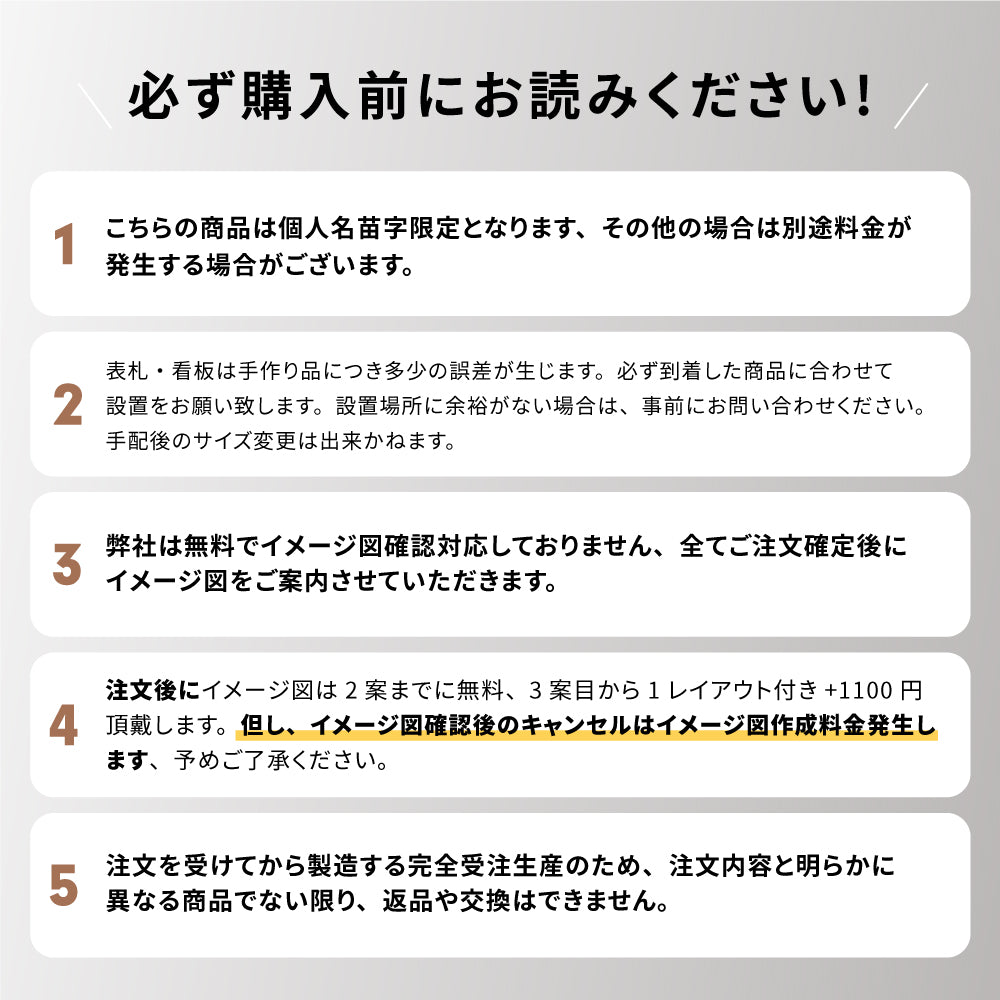 表札 戸建て レトロ調 錆びない 「アンダーライン無し」住宅 玄関 プレート ポスト 屋外対応 gs-nmpl-1078