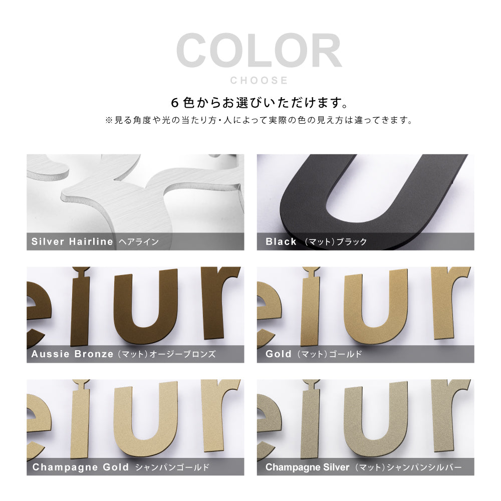 表札 おしゃれ 【必要な文字数でご注文してください】ステンレス 切り文字 100mm角 DIY ルームナンバー アルファベット ローマ字 戸建て 住宅 gs-nmpl-ks-eng