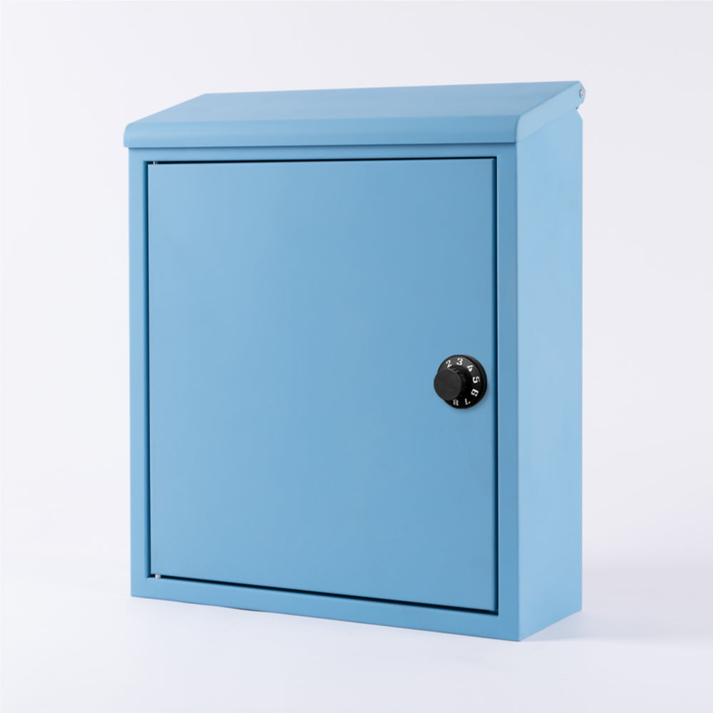 メールボックス 郵便受け ポスト 大型 壁掛け 約W345XH415×D140mmスタイリッシュポスト 屋外 玄関 大容量 新聞 壁掛 郵便ポスト レッド ダイヤル錠 壁付け おしゃれ 玄関 POST gs-pl-mailbox02