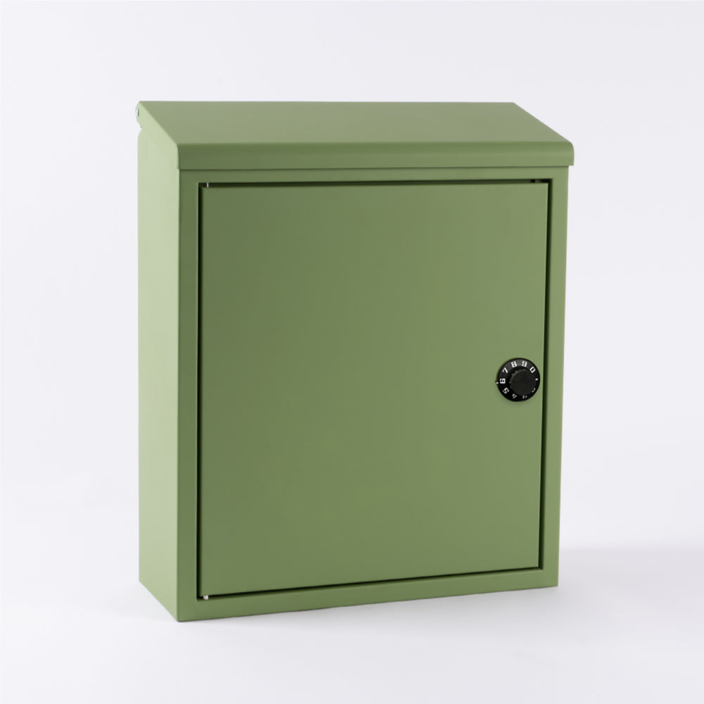 メールボックス 郵便受け ポスト 大型 壁掛け 約W345XH415×D140mmスタイリッシュポスト 屋外 玄関 大容量 新聞 壁掛 郵便ポスト レッド ダイヤル錠 壁付け おしゃれ 玄関 POST gs-pl-mailbox02