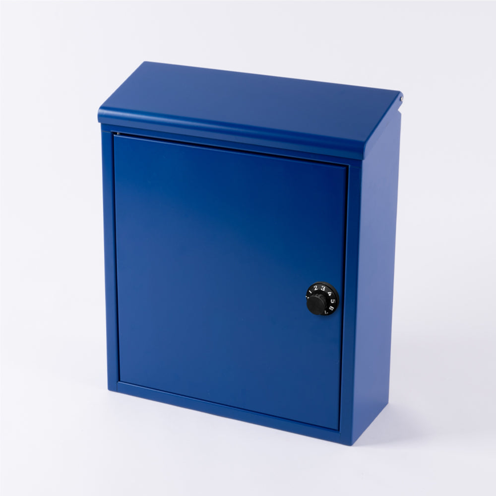 メールボックス 郵便受け ポスト 大型 壁掛け 約W345XH415×D140mmスタイリッシュポスト 屋外 玄関 大容量 新聞 壁掛 郵便ポスト レッド ダイヤル錠 壁付け おしゃれ 玄関 POST gs-pl-mailbox02