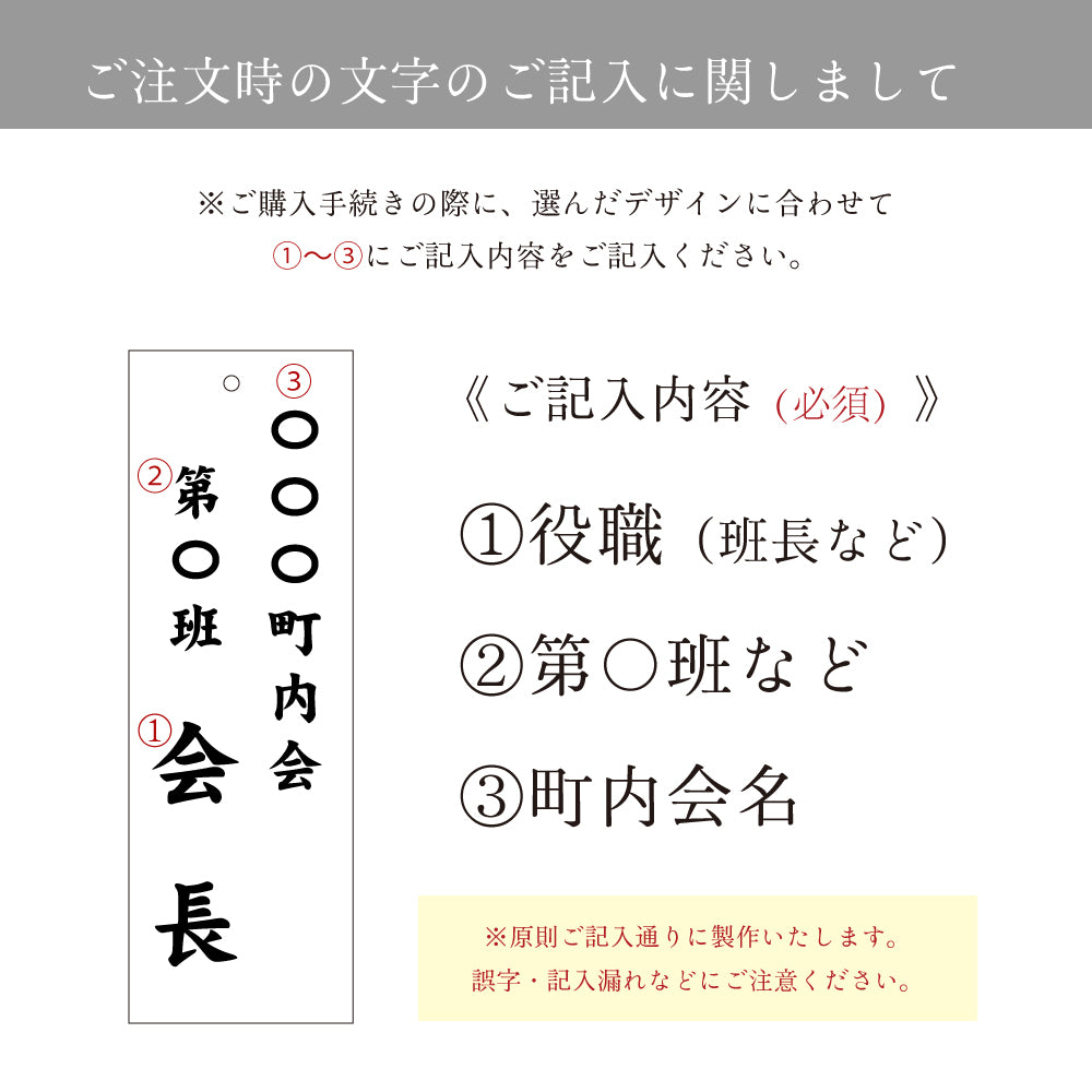 看板 町内会・自治会プレート(役員・当番札) 表示プレート サインプレート gspl-14