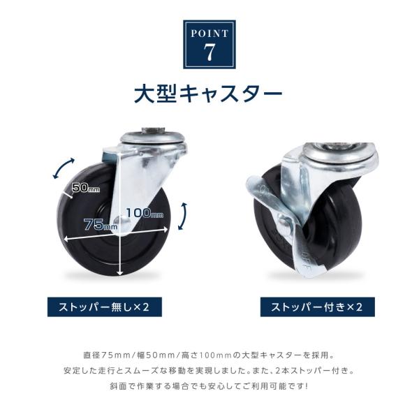 日本製 業務用 炊飯台車 ステンレス キャスター付き スライド棚 置棚 ステンレス棚 炊飯器置き台 厨房作業台 スライドテーブル 作業台 キッチン kot3s800da