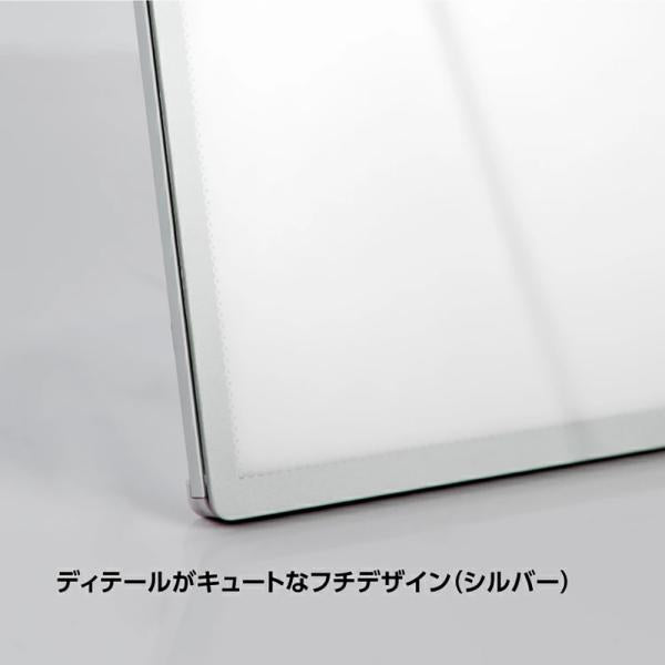 LEDポスターパネル 屋内用 A1 薄型 スライド式 シルバー/ブラック W605×H851mm ポスターフレーム LEDパネル led-pu-a1