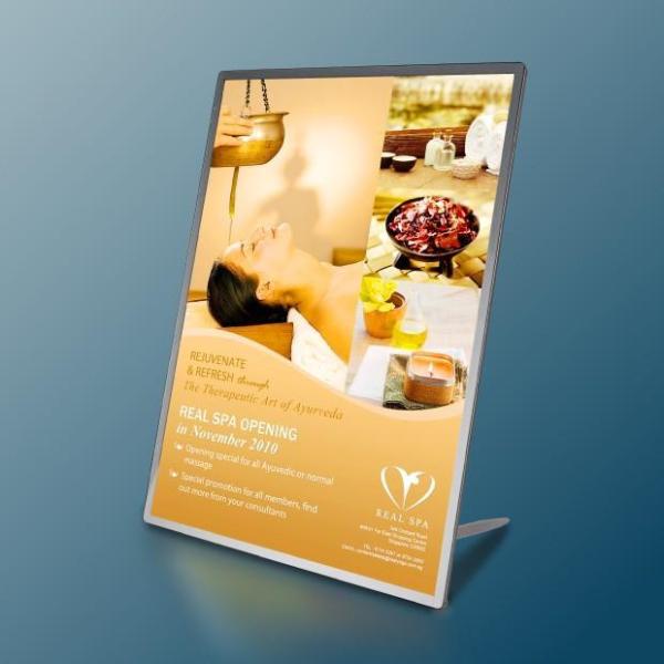 LEDポスターパネル 屋内用 A3 薄型 スライド式 シルバー/ブラック W312×H427mm ポスターフレーム LEDパネル led-pu-a3