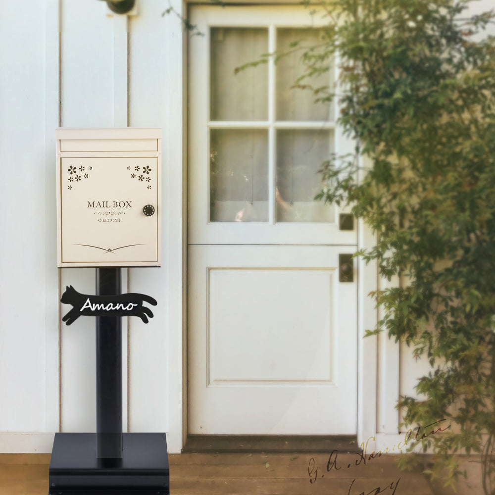 日本製 置き型ポスト ポスト メールボックス ポスト 郵便ポスト 一戸建て用 アンティーク スタイリッシュ 屋外 gspl-mailbox03