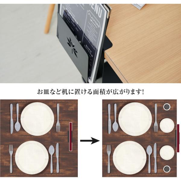 メニューブックスタンド クランプ固定式 メニュースタンド メニューラック メニュー立て ms-003