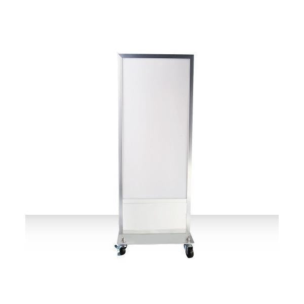 看板 店舗用 内照式 照明入り 両面表示 キャスター付 アルミスタンド TK-LED-N450