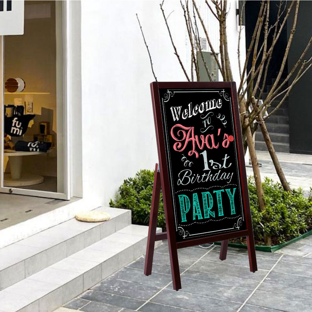 A型ブラックボード 黒板 片面 マーカー用 ・磁石対応 wbs-dl98