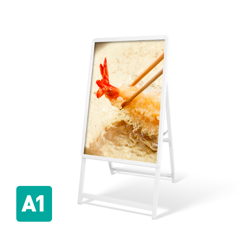 A型スタンド看板 標準タイプ A1 片面 シルバー・ブラック・木目・ホワイト a1-s