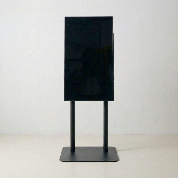 縦横両用 2本ポール　スタンド付きデジタルサイネージ 43インチ 室内用 フルHD（1920×1080）高さ1360mm TSTV-D43