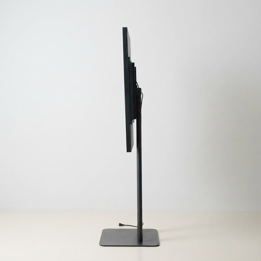 縦横両用 2本ポール　スタンド付きデジタルサイネージ 43インチ 室内用 フルHD（1920×1080）高さ1698mm tstv-hd43