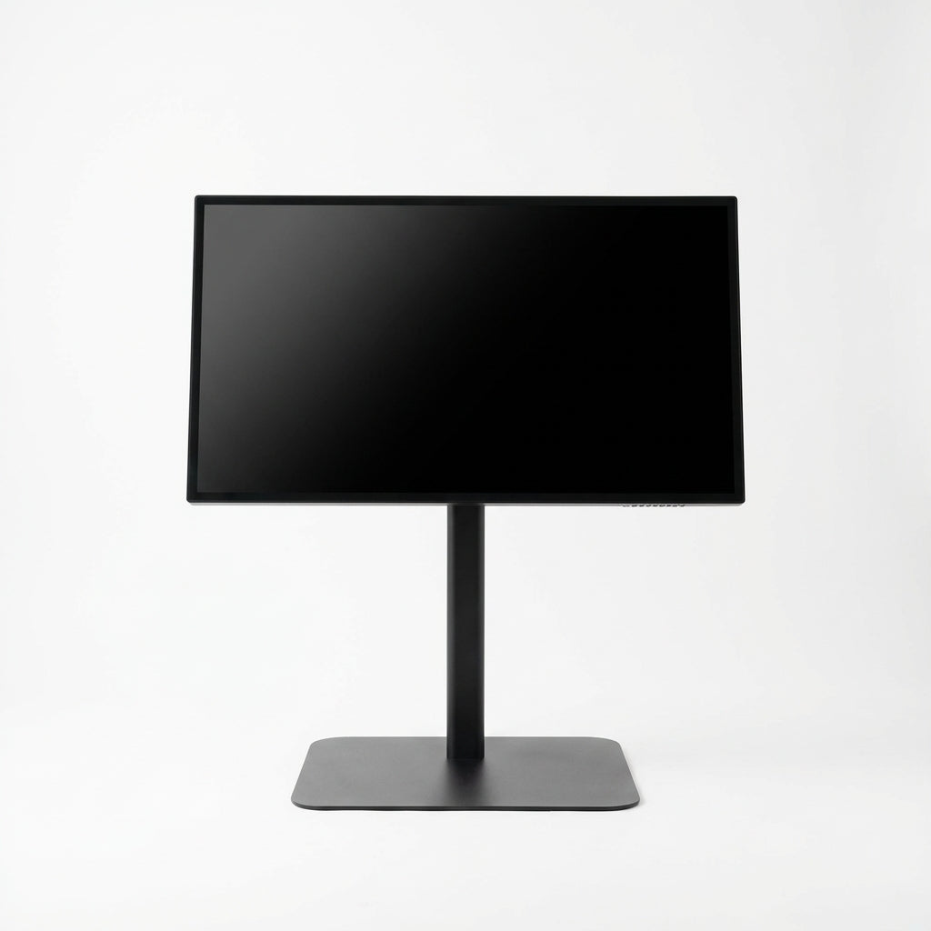 縦横両用 角度調整OK ロータイプスタンド付きデジタルサイネージ 32インチ 室内用 フルHD（1920×1080）高さ1360mm　TSTV-LS32