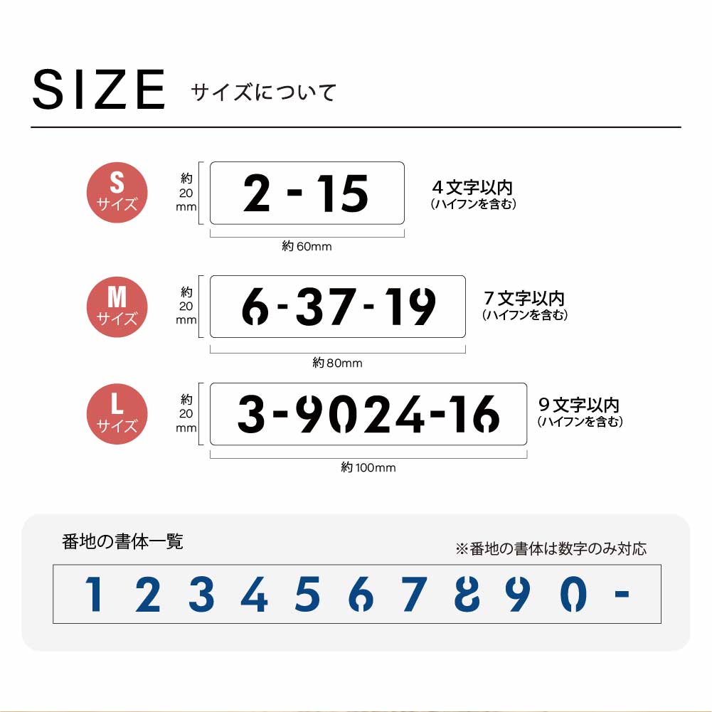 表札 おしゃれ 戸建て ステンレス アイアン 切り文字 数字 0-9 番地プレート 北欧  住所表示 住所 gs-nmpl-bc