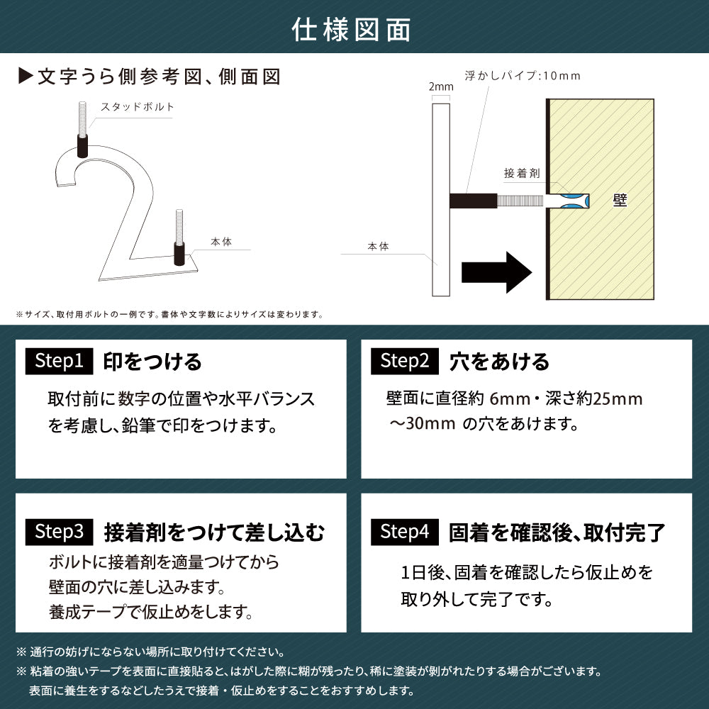 ステンレス製 ナンバー DIY 数字サイン マットゴールド 切文字 単品 ルームナンバー gspl-17-gd