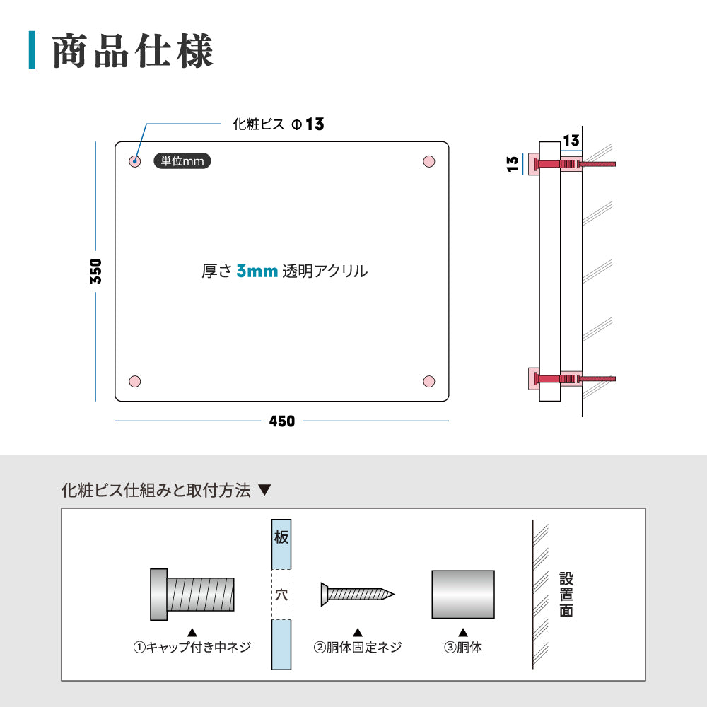 建築士事務所登録票 ガラス調アクリル W45cm×H35cm 文字入れ加工込 事務所 看板 店舗 法定看板 許可票 gspl-3jms