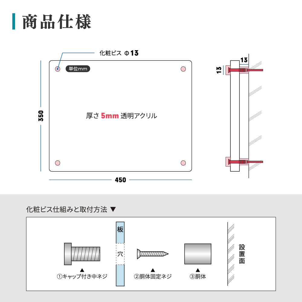 建築士事務所登録票 ガラス調アクリル W45cm×H35cm 文字入れ加工込 事務所 看板 店舗 法定看板 許可票 gspl-5jms