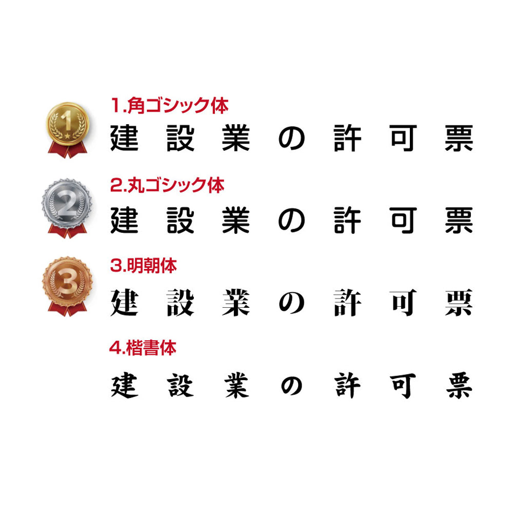 建設業の許可票 看板 本物のステンレス製看板  字入れ無料 建設 各種業者不動産看板 法令看板 不動産 看板 標識 短納期 建設工事看板 kin01