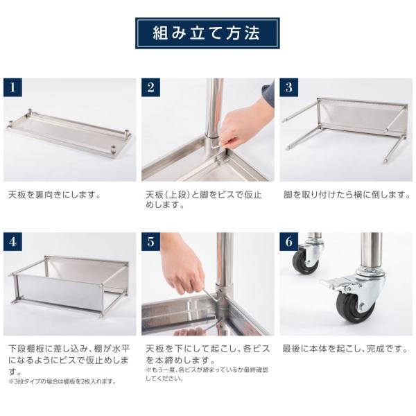 日本製 ステンレス 作業台 キャスター付き 調理台 W1000mm×H800×D450mm ステンレス調理台 調理 厨房作業台 テーブル キッチン作業台 kot2ca-10045