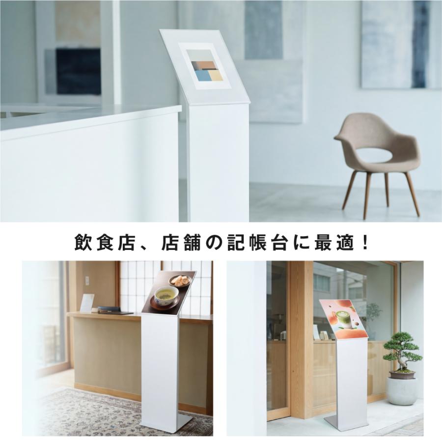 インフォメーションボード L型 サインスタンド A3 立て看板 掲示パネル 看板 L型スタンド看板 スタンド看板 店舗用 案内スタンド スタンドサイン 案内看板 st-a3