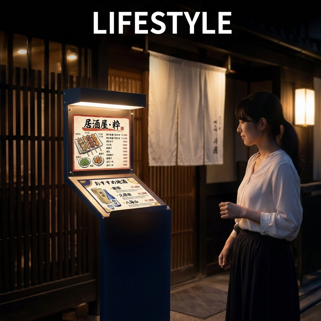 メニュー看板 メニュースタンド 屋外用 ガルバリウム製 LED電球専用 A3×2枚 S型 キャスター付き 鉄錆風 sms-1550