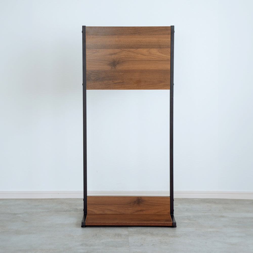 木製 メニュースタンド 案内板 A3サイズ 横置き磁石止め ウォルナット色　 TMS-110